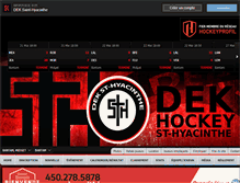 Tablet Screenshot of deksthyacinthe.com